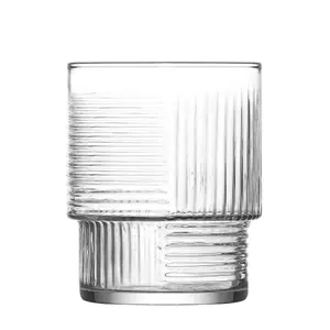 LAV 12pc Helen Stacking Highball Glasses & Whisky Tumblers Set