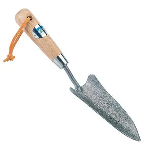 Draper 89100 Garden Carbon Steel Transplanting Trowel Ash Handle 14312