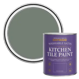 Rust-Oleum Serenity Satin Kitchen Tile Paint 750ml