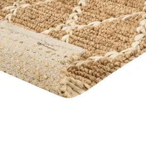 Jute Area Rug 200 x 300 cm Beige ZORAVA