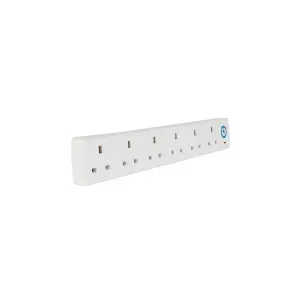 SMJ Extension Lead 240V 6-Way 13A Surge Protection 2m