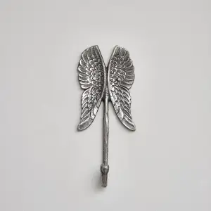 Melody Maison Antique Silver Angel Wings Wall Hook