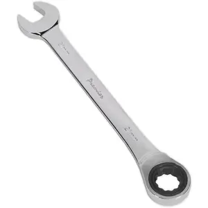 21mm Chrome Vanadium Ratchet Combination Spanner with 72 Tooth Ring