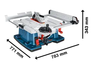 Bosch GTS 10 XC Professional Table Saw 2100W 110V for Precision Cutting