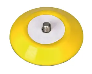 Sealey 71mm Hook & Loop Backing Pad For Power Tool 1/4" UNC - Yellow PTC75VA