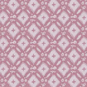 Laura Ashley Whitebrook Purple Motif Smooth Wallpaper Sample