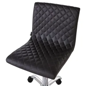 Beliani Retro Desk Chair Black ORLANDO