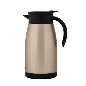 Royalford Coffee Pot 1000ML/33.5oZ Stainless Steel Thermal Airpot Flask Vacuum Insulated Coffee Pot