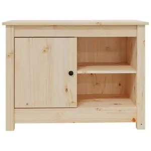 Berkfield TV Cabinet 70x36.5x52 cm Solid Wood Pine