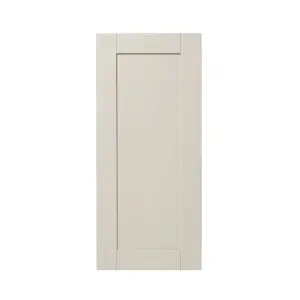 GoodHome Verbena Painted natural ash Matt cashmere Shaker Tall wall Cabinet door (W)400mm (H)895mm (T)20mm