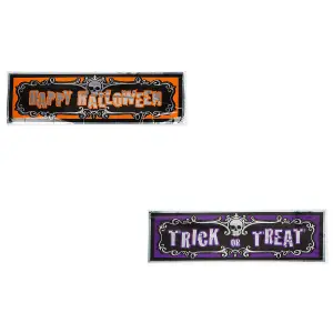 Happy Halloween Banner 3ft Decoration Trick or Treat Party 90cm Happy Halloween