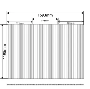 Kraus - Natural Oak - Acoustic Slat Wall Panel - (L) 120cm x (W) 57.3cm - Single Panel - Sample Size Available