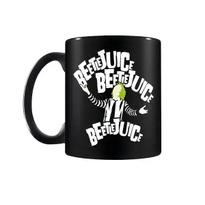 Beetlejuice Beetlejuice Logo Mug and Sock Set Black/Green (One Size)