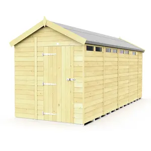 DIY Sheds 6x17 Apex Security Shed - Single Door