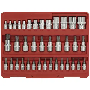 38-Piece TRX Star Socket and Security Bit Set for Versatile Applications