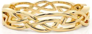 Gold Sterling Silver Irish Celtic Ring Engravable Irish Made