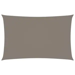 Berkfield Sunshade Sail Oxford Fabric Rectangular 2x5 m Taupe