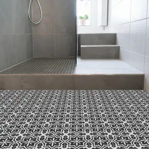 Medieval Art Seamless Floral Pattern Tiles Self-adhesive kitchen, bathroom, home