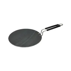 Buckingham Traditional Tawa Crepe pan  25 cm , Premium Iron