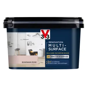 V33 Renovation Bohemian Rose Satinwood Multi-surface paint, 2L