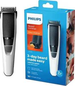 Philips Beard Tri Mmer Series 3000 With Lift & Trim PRO System (Model BT3206/13),White/Black, Packaging May Vary