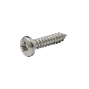 Diall Pozidriv Pan head A2 stainless steel Screw (Dia)4.2mm (L)19mm, Pack of 25