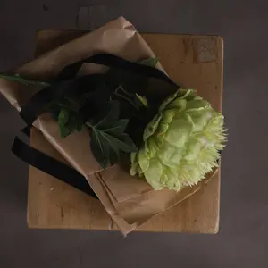 UK Homeliving Artificial Green Peony