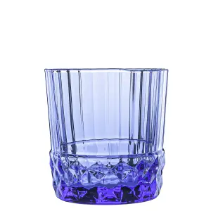 Bormioli Rocco - America '20s Water Glasses - 370ml - Sapphire Blue - Pack of 6