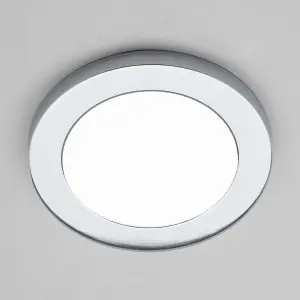 Litecraft Chrome Magnetic Bezel For 12W Darly Bathroom Flush Ceiling Light