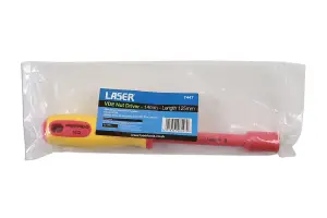 Laser Tools 7447 VDE 1000v Insulated Nut Driver 14mm x 125mm