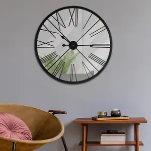 70cm x 70cm Rustic Metal Clock