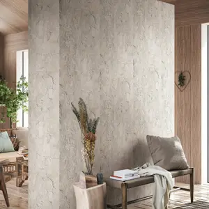 Galerie Silver Grey Tile Optic Wallpaper