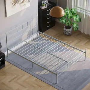 Vida Designs Dorset Silver 4ft6 Double Bed Frame