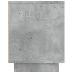 Berkfield TV Cabinet Concrete Grey 80x35x45 cm Engineered Wood