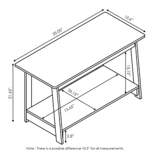 Furinno Beginning TV Stand, French Oak Grey