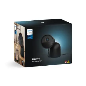 Philips Hue Secure Wired Desktop Camera Black