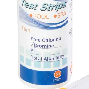 Dellonda 3in1 Chlorine, PH & Alkalinity Test Strips Hot Tub, Spa, Pool Pack of 6