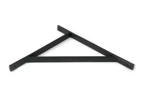 Matt Black Chalfont Shelf Bracket (314mm x 250mm)