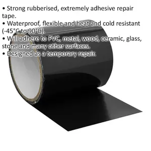 High-Performance Waterproof Repair Tape 100mm x 1.5m for All Surfaces