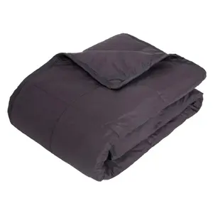 Highams Weighted Blanket Quilted Grey, 125 x 180 cm - 6kg