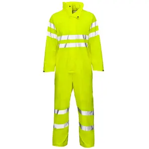 Hi-Vis stormflex PU coverall Breathable with Std tape Yellow-S