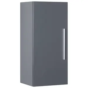 3-Shelf Wall Mounted Bathroom Cabinet Grey BILBAO