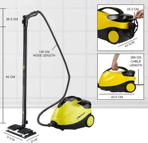 Belaco Steam Mop cleaner multipurpose steam cleaner 4 bar 2000W