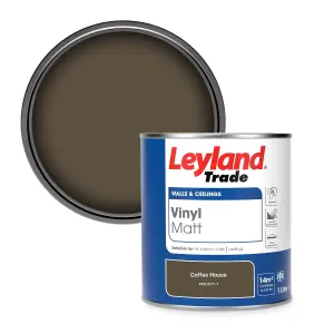 Leyland Trade Vinyl Matt Walls & Ceilings Emulsion Paint Coffee House (PPG1077-7) 1L