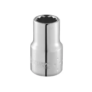 Expert Bi-Hexagon Socket 12 Point Regular 1/4in Drive 3/8in