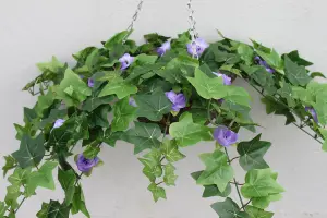 Garden Market Place Artificial Plant - Artificial Floral Hanging Basket-