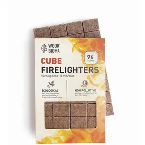 Cube Firelighters - Eco-Friendly Firestarters for BBQs and Fireplaces