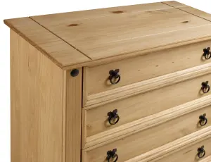 Mercers Furniture Corona Small 4 Drawer Chest of Drawers