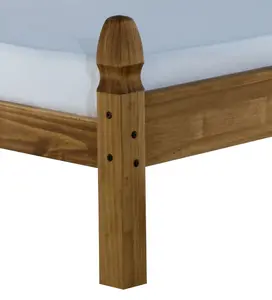 Birlea Mexican Low End Double Bed Pine Corona