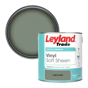 Leyland Trade Vinyl Soft Sheen Walls & Ceilings Emulsion Paint (S 5010-G30Y) - 2.5L